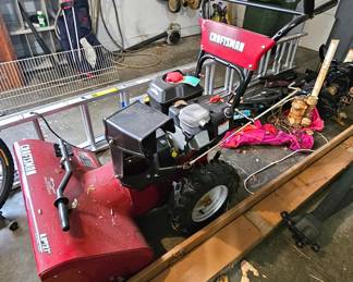 1 of 4 pictures - Craftsman 8 Hp/27" Snowblower with electric start