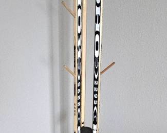 Hockey stick coat rack