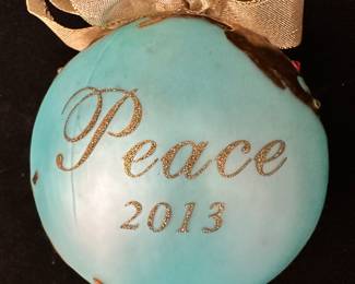 World peace ornament