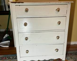 small white chest of drawers