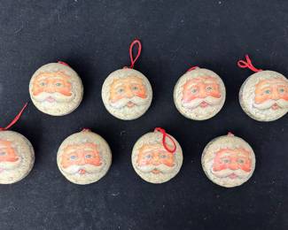 Santa ornaments