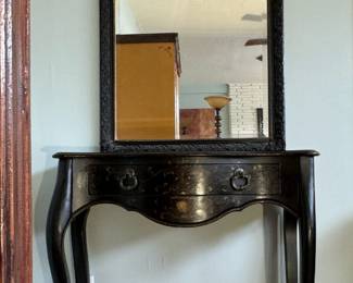 entry table and mirror