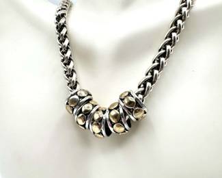 Silver Tone Chain Necklace