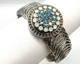 Expandable Rhinestone Bracelet