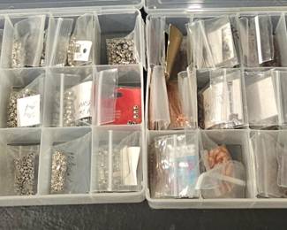 Next 30 Pictures - Crafting beads, glass beads, silver (color), gold (color), wire, ect. 