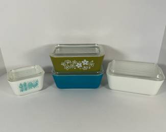 Pyrex Glass Refrigerator Dishes