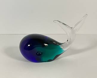 Blown Glass Whale