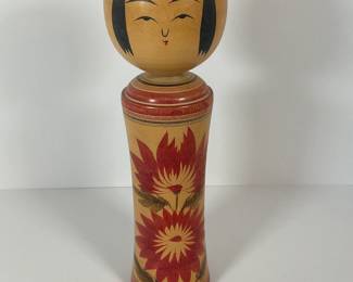 vintage Lg Kokeshi Doll