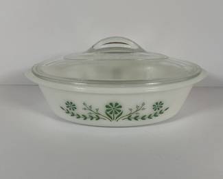 Vintage Glass Bake oval dish