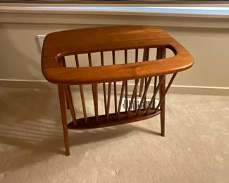 Mid Century Arthure Umanoff Style Magazine rack