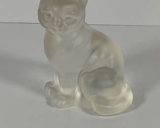 Fenton Glass cat