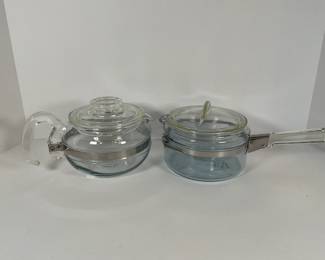 Pyrex Glass Tea Pot/Cooking Pot