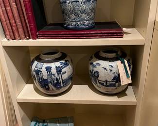 Blue & White Ginger Jars