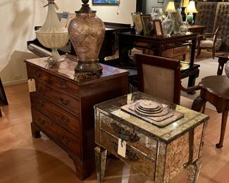 Versace Mirrored Side Cabinet