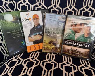 Group of DVDs Including: Joey D. Golf and We Are Marshall