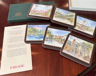 Gumps Pimpernel Beverly Hills coasters