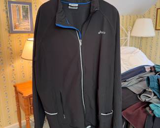 Basics black jacket men's large