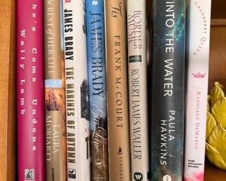 Group of books including She's Come Undone by Wally Lamb