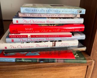Group of Books Including: Secrets of the Vine and The Christmas Shoes