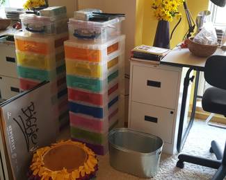 Colorful Plastic Bins Sold
