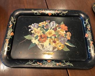 Toleware tray