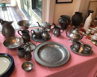 Antique pewter