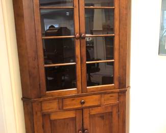 Antique corner cabinet