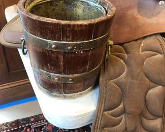 19th century banded English Ice Bucket