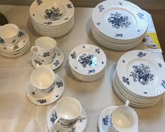 Royal Worcester Blue Sprays china