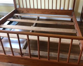Antique king bed