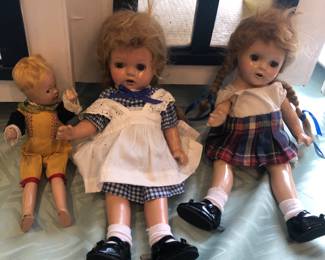 Antique composition dolls
