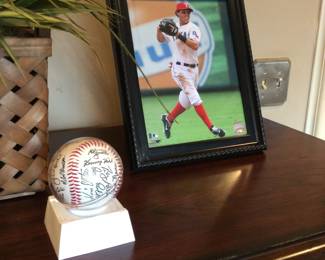 1998 Texas Rangers signed baseball