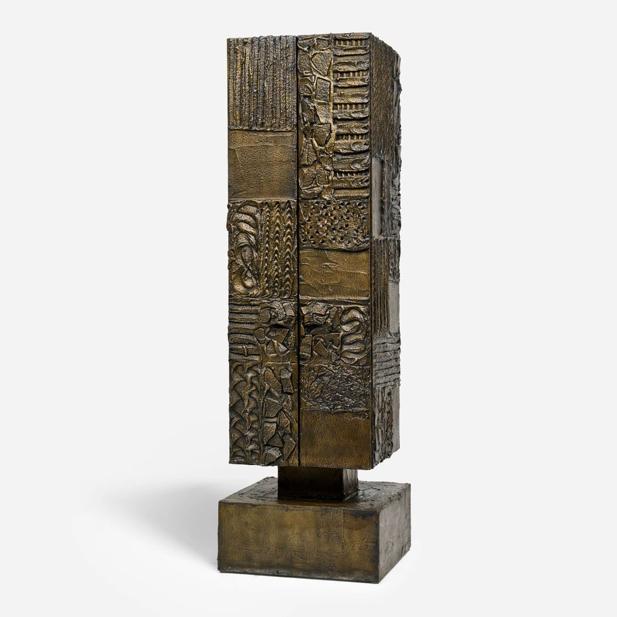24.  Paul Evans Studio Sculpted Bronze Cabinet (1972)