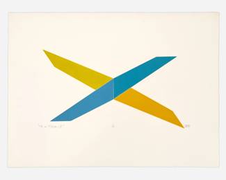 211.  Nick Vaccaro "To a Trap XI" (1969 Color Relief Print)