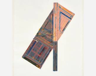 111.  Warren Rosser "Avebury Swing No. 1" (1981 Color Litho)