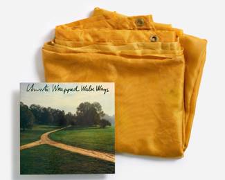1.  Christo "Wrapped Walkways" Fabric and Signed Book