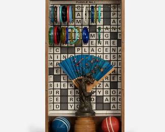 175.  Nick Vaccaro "Puzzle No. 1" (Assemblage)