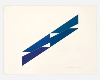 204.  Nick Vaccaro "To a Trap IX" (1969 Color Relief Print)