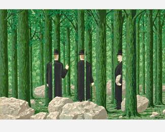 45.  Rene Magritte "Ma Mere l'Oye" (1968 Color Lithograph)