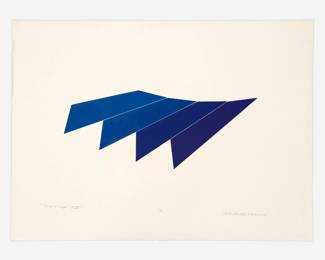 203.  Nick Vaccaro "To a Trap XIV" (1969 Color Relief Print)