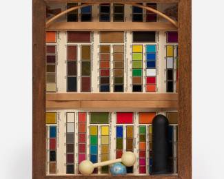 251.  Nick Vaccaro "House of the Alcolorist" (1983 Assemblage)