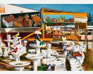 227.  Barbara Roberts "KM Fruit" (1983 Watercolor)