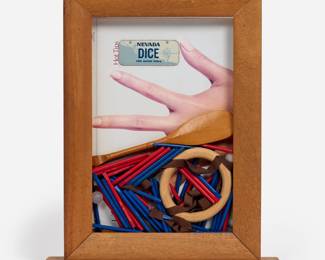 176.  Nick Vaccaro "Nevada Dice" (Assemblage ca. 1990s)