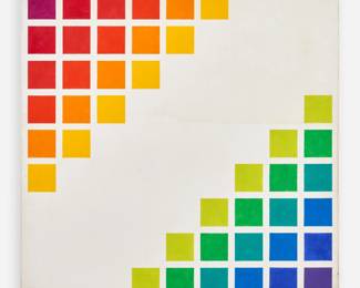 219.  Nick Vaccaro Untitled (1968 Acrylic on Canvas)