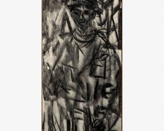 136.  Pascal Cucaro Oil on Board (ca. 1960s)