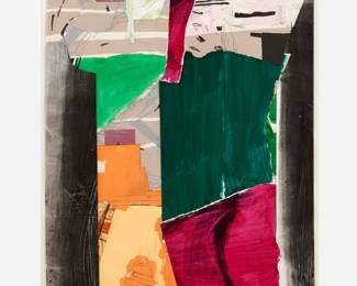 269.  Nick Vaccaro "Patches" (1998 Mixed Media Collage)