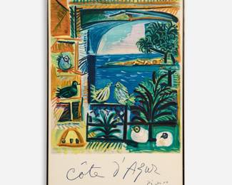 140.  "Cote d'Azur" Poster after Pablo Picasso (Mourlot, 1962)