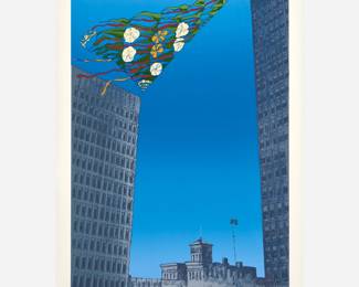 33. Jim Leedy "Sky Art over Kansas City" (1979 Serigraph) 