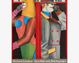235.  Richard Linder 1969 German Exhibition Poster