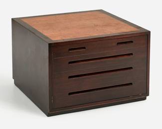 195.  Edward Wormley for Dunbar 4478 Walnut Cabinet (ca. 1960)